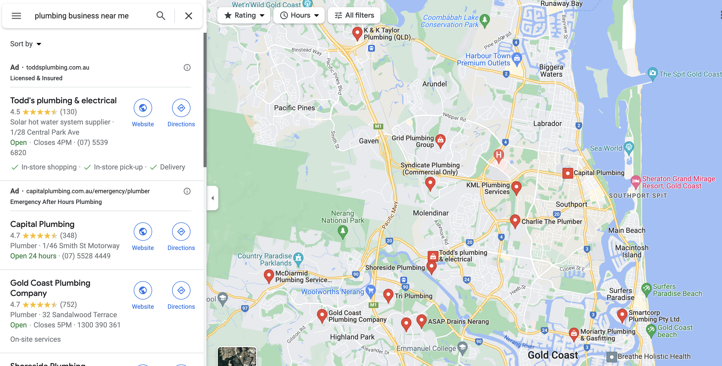 Google Business Profile Gold Coast